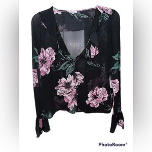 Floral Sheer Shirt